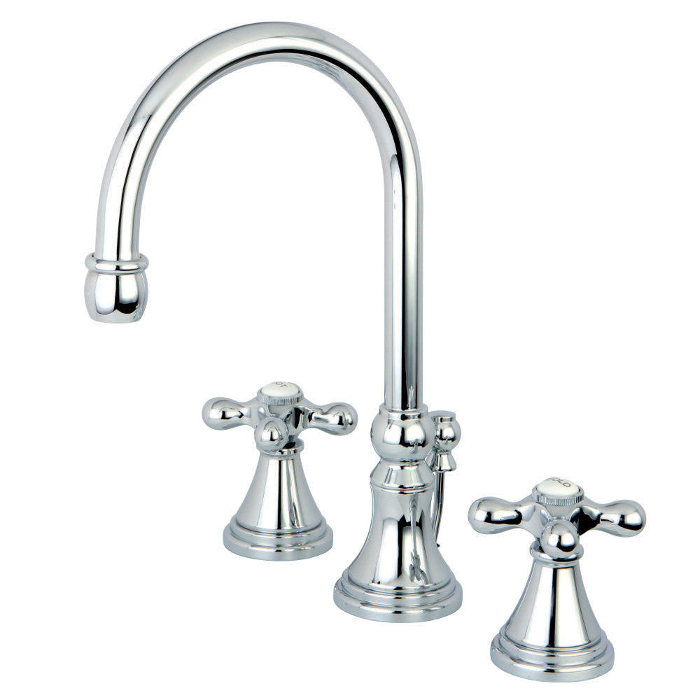 Kingston Brass KS2981AX 8 in. Widespread Bathroom Faucet, Polished Chrome - BNGBath