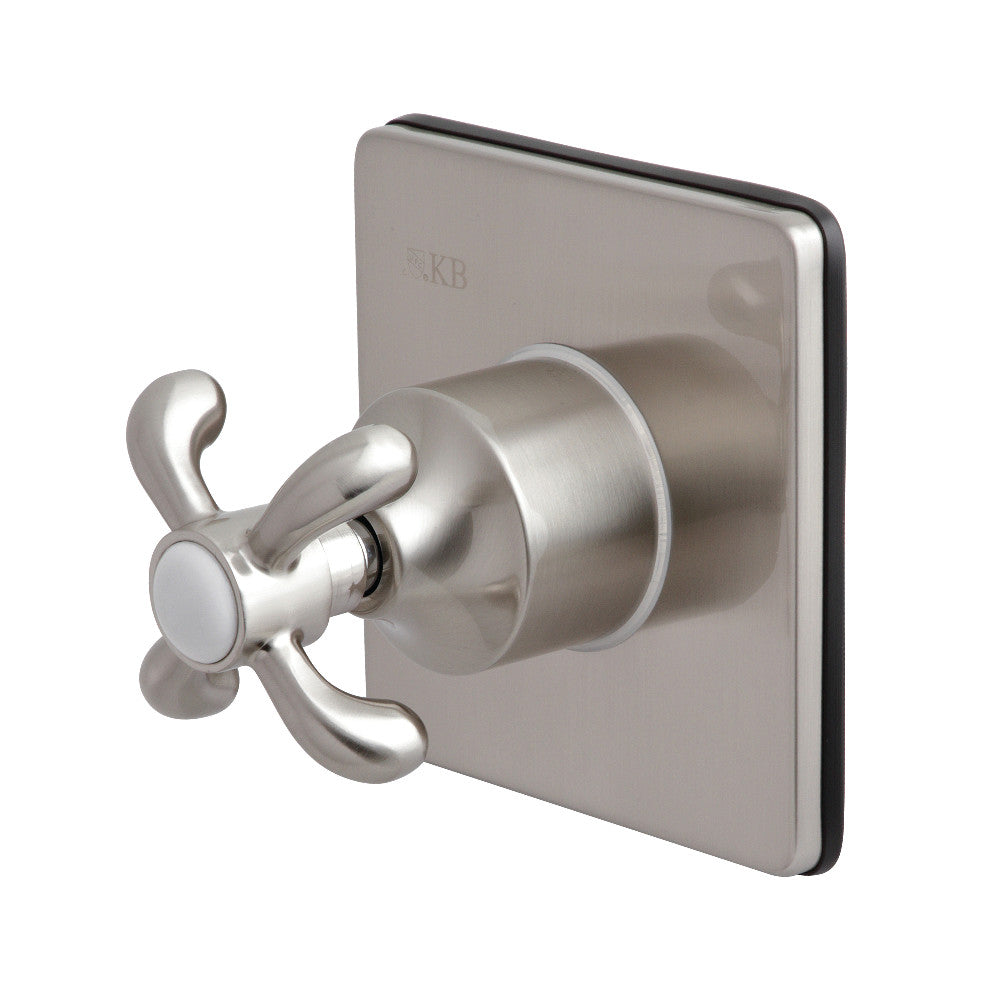 Kingston Brass KS3048TX 3-Way Diverter Valve with Trim Kit, Brushed Nickel - BNGBath