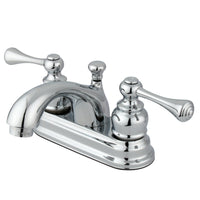 Thumbnail for Kingston Brass KB3601BL 4 in. Centerset Bathroom Faucet, Polished Chrome - BNGBath