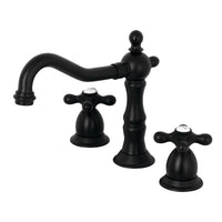 Thumbnail for Kingston Brass KS1970AX 8 in. Widespread Bathroom Faucet, Matte Black - BNGBath