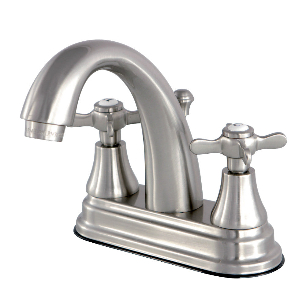 Kingston Brass KS7618BEX 4 in. Centerset Bathroom Faucet, Brushed Nickel - BNGBath