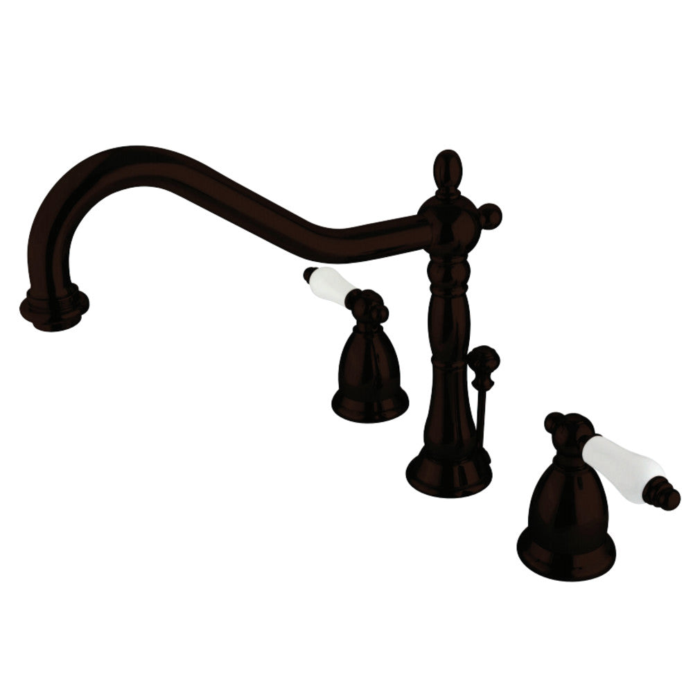 Kingston Brass KS1995PL 8 in. Widespread Bathroom Faucet, Oil Rubbed Bronze - BNGBath