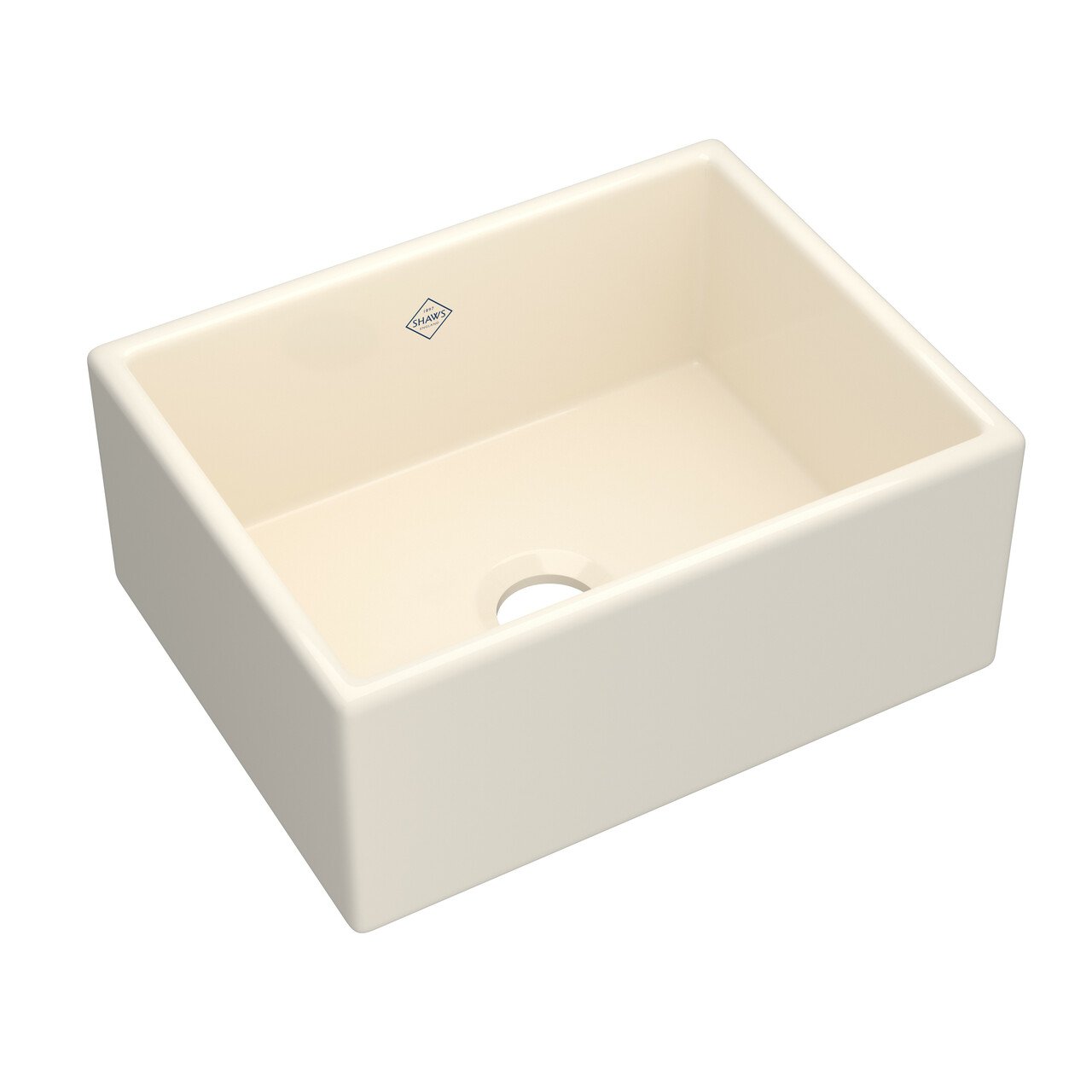 Shaws Classic Shaker Single Bowl Farmhouse Apron Front Fireclay Kitchen Sink - BNGBath