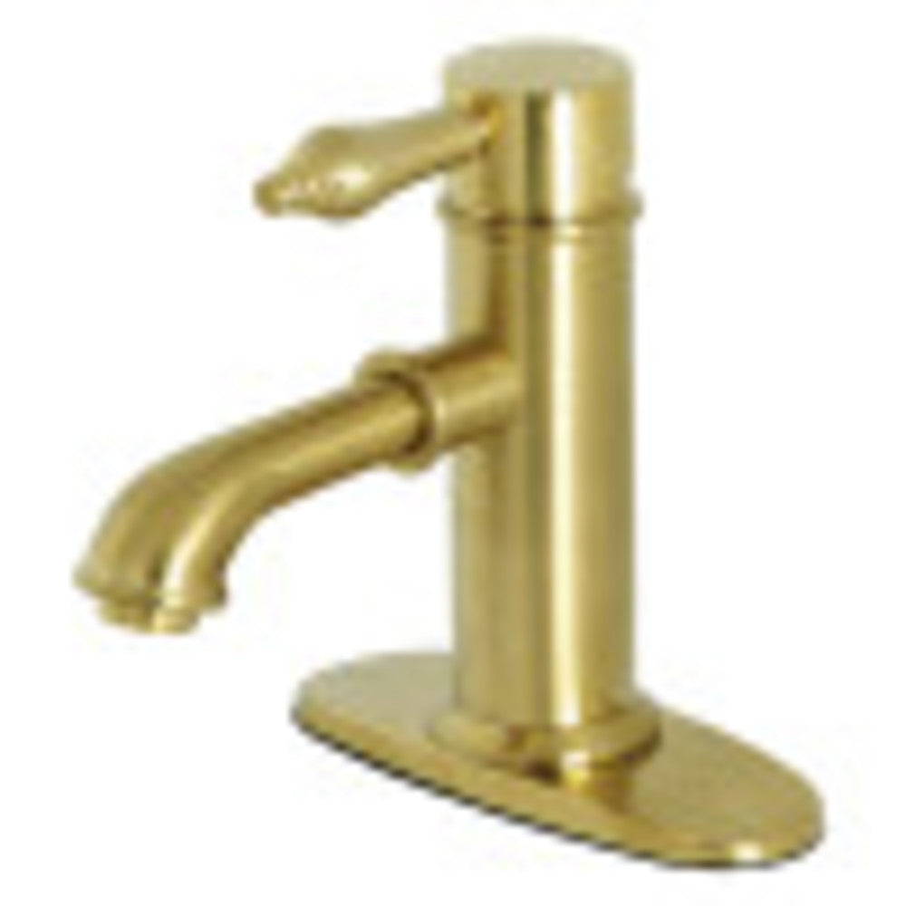 Kingston Brass KS7417AL Paris Single-Handle Bathroom Faucet, Brushed Brass - BNGBath