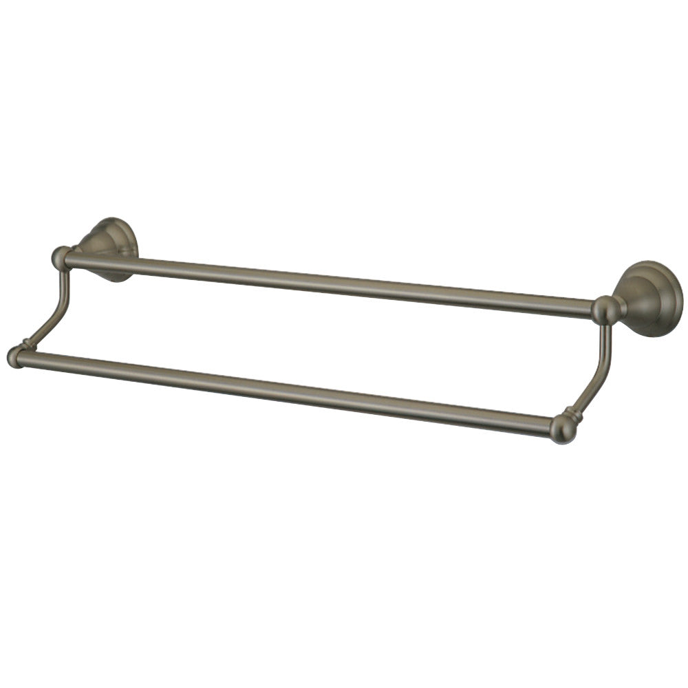 Kingston Brass BA5563SN Royale 24-Inch Dual Towel Bar, Brushed Nickel - BNGBath