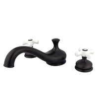 Thumbnail for Kingston Brass KS3335PX Heritage Roman Tub Faucet, Oil Rubbed Bronze - BNGBath