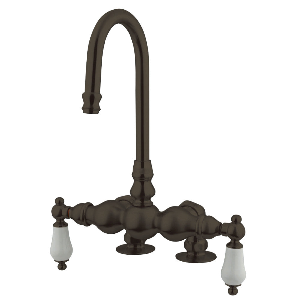 Kingston Brass CC93T5 Vintage 3-3/8-Inch Deck Mount Tub Faucet, Oil Rubbed Bronze - BNGBath