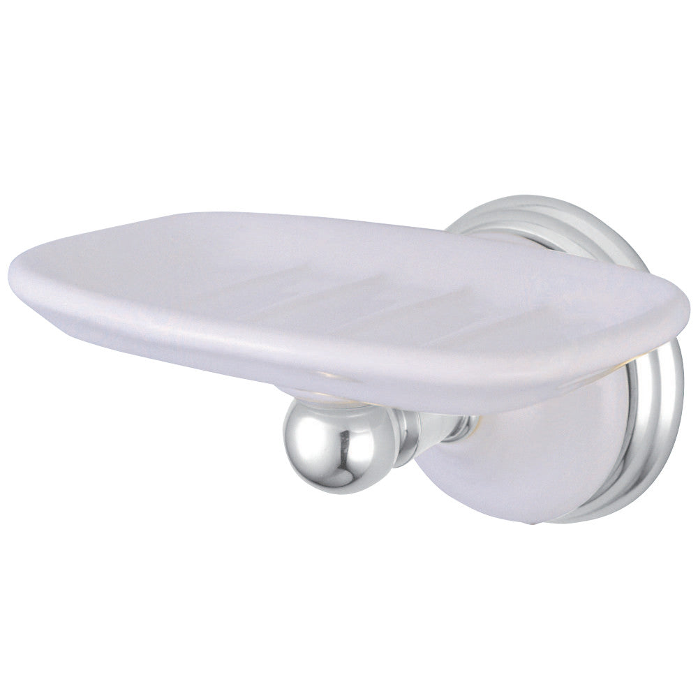 Kingston Brass BA1115C Victorian Wall-Mount Soap Dish, Polished Chrome - BNGBath