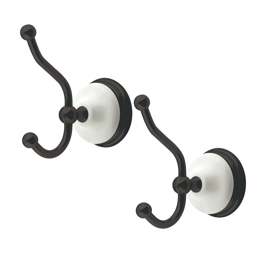 Kingston Brass BAK1117ORB Victorian 2-Piece Robe Hook, Oil Rubbed Bronze - BNGBath