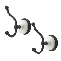 Thumbnail for Kingston Brass BAK1117ORB Victorian 2-Piece Robe Hook, Oil Rubbed Bronze - BNGBath