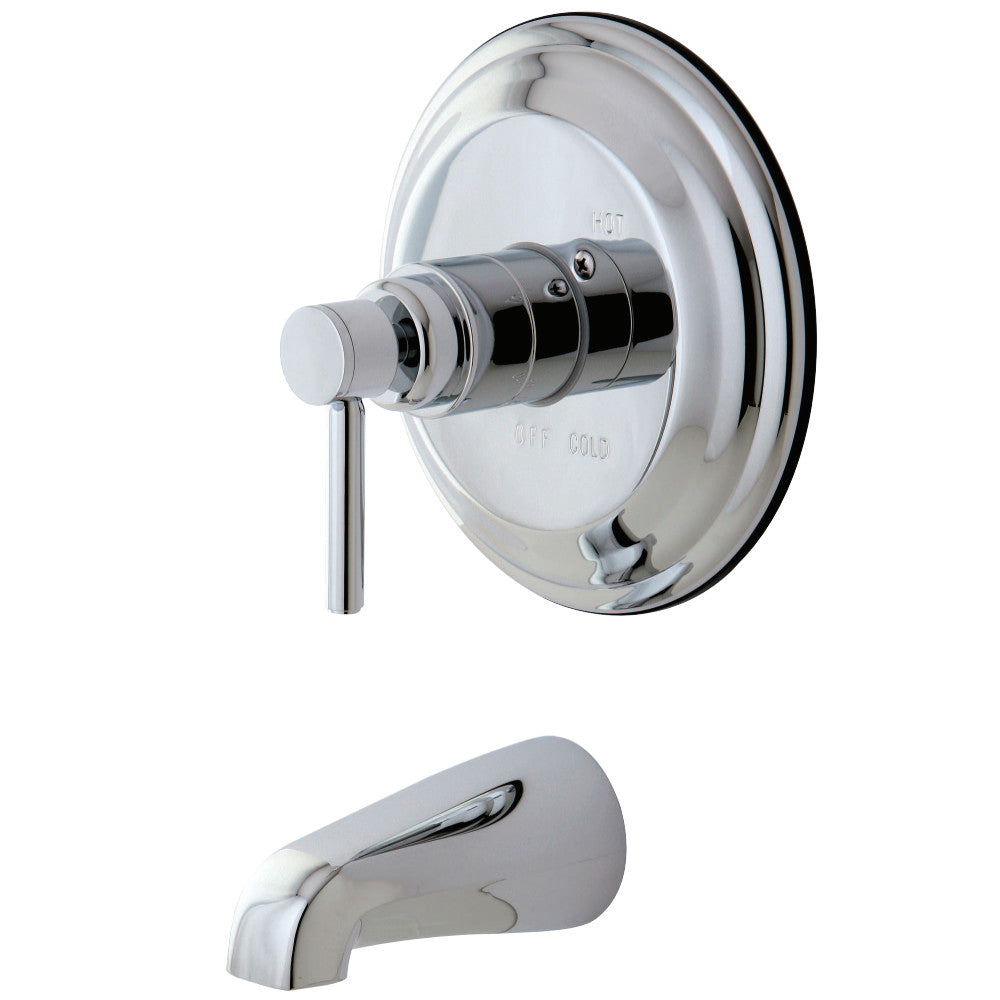 Kingston Brass KB2631DLTO Concord Tub & Shower Faucet (Shower Head Not Included), Polished Chrome - BNGBath