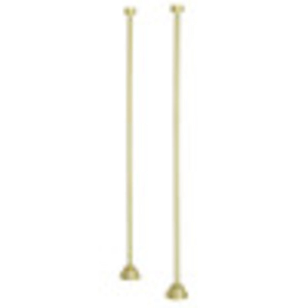 Kingston Brass CC487 Straight Bath Supply, Brushed Brass - BNGBath