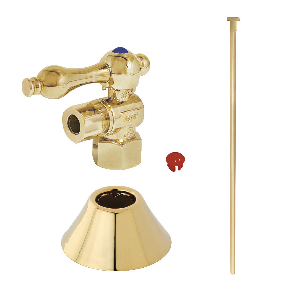 Kingston Brass CC43102TKF20 Traditional Plumbing Toilet Trim Kit, Polished Brass - BNGBath