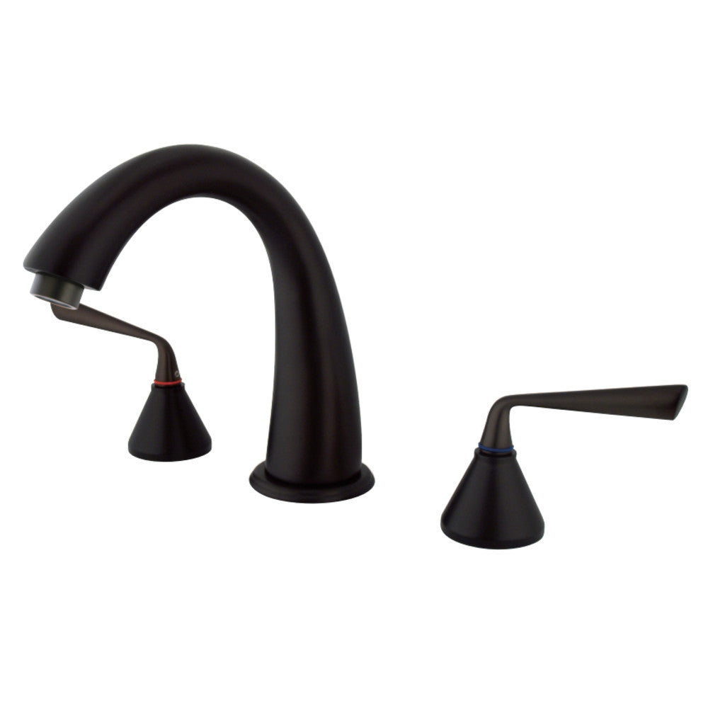 Kingston Brass KS2365ZL Silver Sage Roman Tub Faucet, Oil Rubbed Bronze - BNGBath