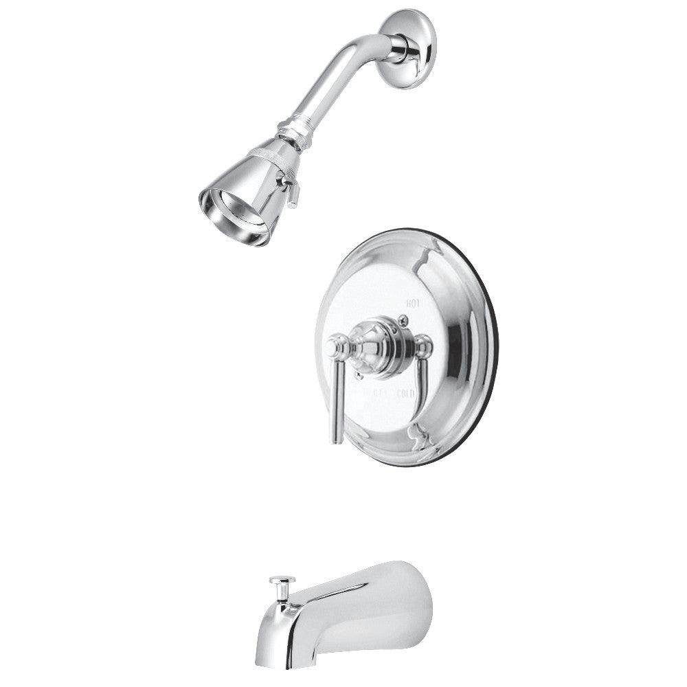 Kingston Brass KB2631ELT Tub and Shower Trim Only, Polished Chrome - BNGBath