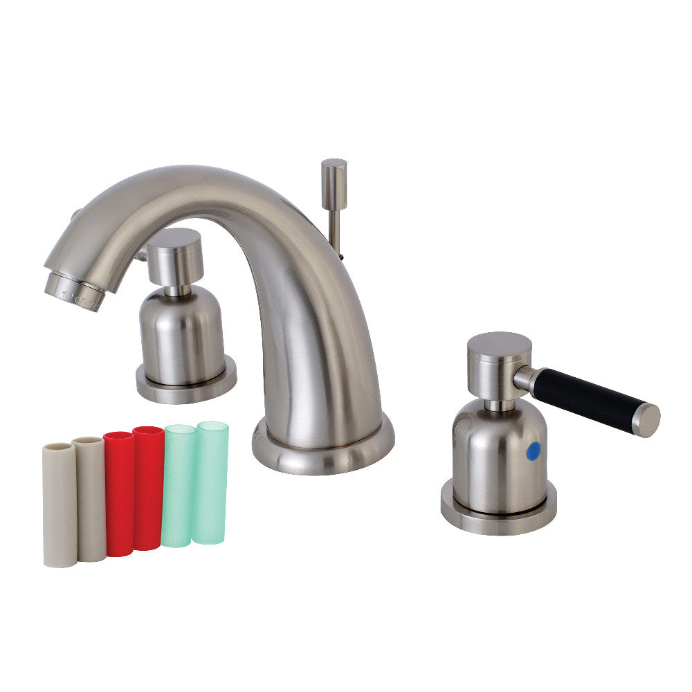 Kingston Brass KB8988DKL 8 in. Widespread Bathroom Faucet, Brushed Nickel - BNGBath