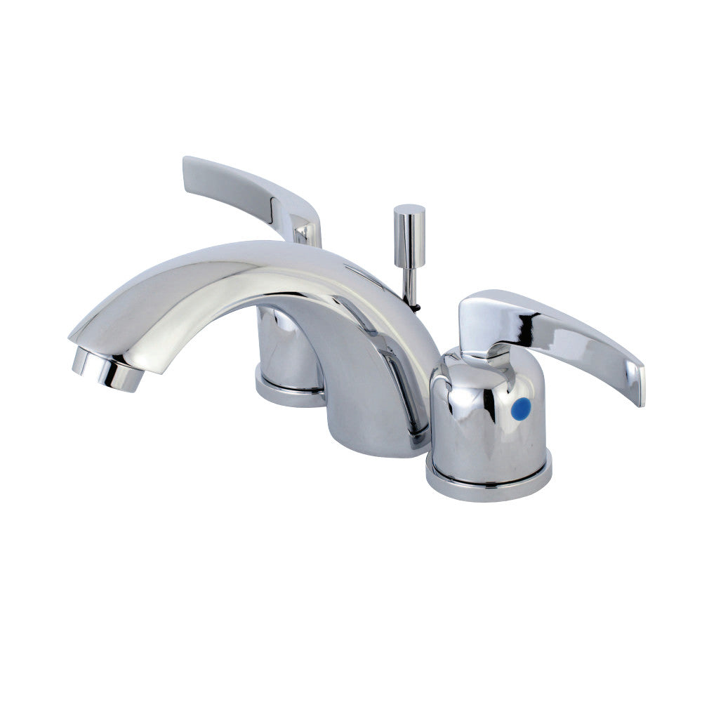 Kingston Brass KB8951EFL Mini-Widespread Bathroom Faucet, Polished Chrome - BNGBath