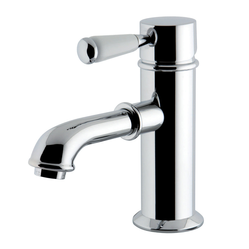 Kingston Brass KS7411DPL Paris Single Porcelain Lever Handle Bathroom Faucet, Polished Chrome - BNGBath