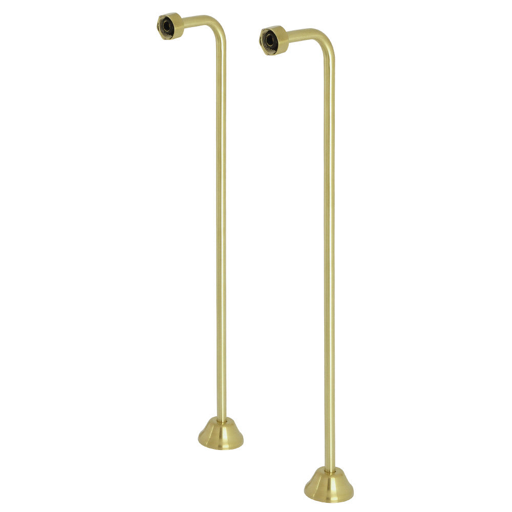 Kingston Brass CC467 Single Offset Bath Supply, Brushed Brass - BNGBath