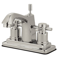 Thumbnail for Kingston Brass KS8648DX 4 in. Centerset Bathroom Faucet, Brushed Nickel - BNGBath