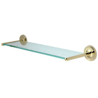 Thumbnail for Kingston Brass BA319PB Classic Glass Shelf, Polished Brass - BNGBath