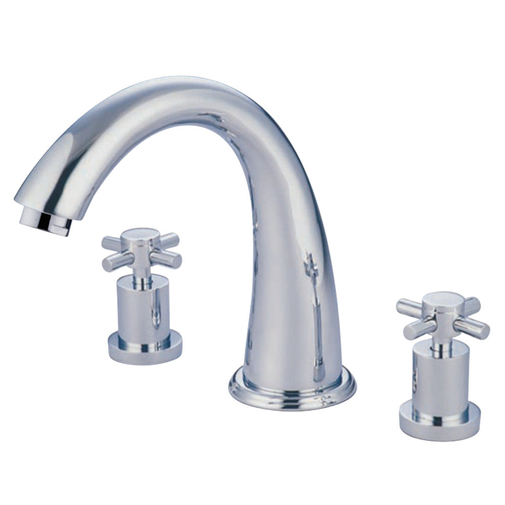 Kingston Brass KS2361DX Concord Roman Tub Faucet, Polished Chrome - BNGBath