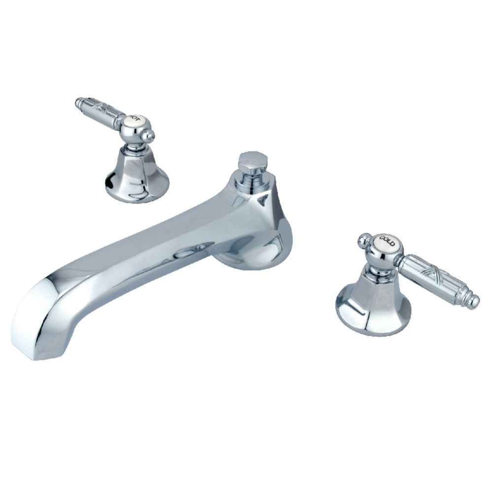 Kingston Brass KS4301GL Georgian Roman Tub Faucet, Polished Chrome - BNGBath