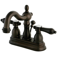 Thumbnail for Kingston Brass KS1605BAL 4 in. Centerset Bathroom Faucet, Oil Rubbed Bronze - BNGBath