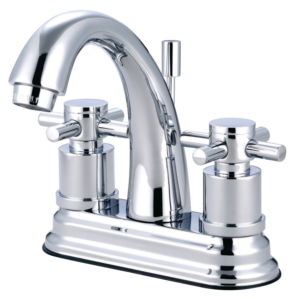 Kingston Brass KS8611DX 4 in. Centerset Bathroom Faucet, Polished Chrome - BNGBath