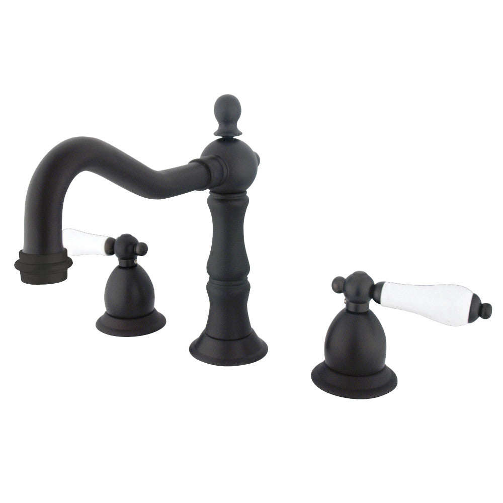 Kingston Brass KS1975PL 8 in. Widespread Bathroom Faucet, Oil Rubbed Bronze - BNGBath