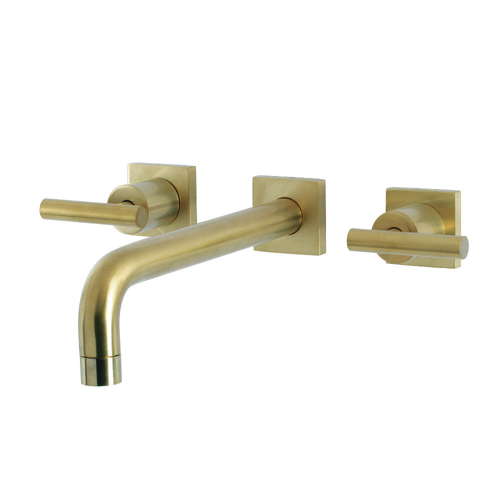 Kingston Brass KS6027CML Manhattan Wall Mount Tub Faucet, Brushed Brass - BNGBath