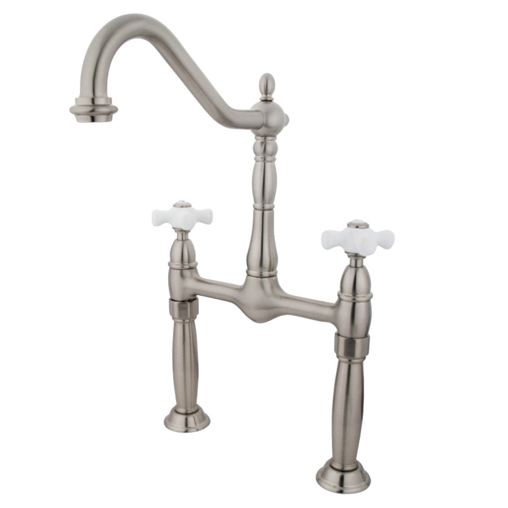 Kingston Brass KS1078PX Vessel Sink Faucet, Brushed Nickel - BNGBath