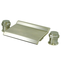 Thumbnail for Kingston Brass KS2248AR Milano Roman Tub Faucet, Brushed Nickel - BNGBath