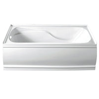 Thumbnail for Aqua Eden  VTDE603221X-P 60x32x21 Acrylic Alcove Bathtub - BNGBath