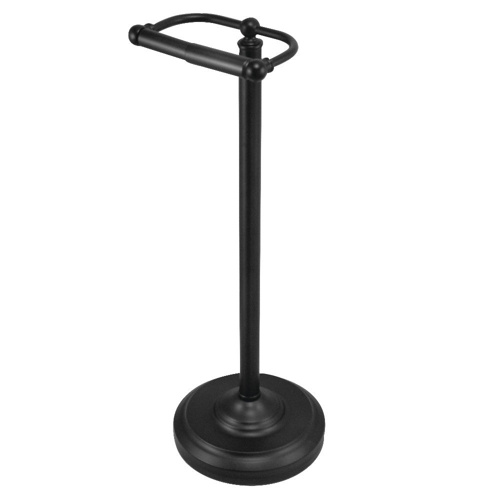 Kingston Brass CC2000 Vintage Freestanding Toilet Paper Holder, Matte Black - BNGBath