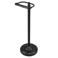 Thumbnail for Kingston Brass CC2000 Vintage Freestanding Toilet Paper Holder, Matte Black - BNGBath