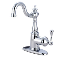 Thumbnail for Kingston Brass KS7491BL English Vintage Bar Faucet with Cover Plate, Polished Chrome - BNGBath