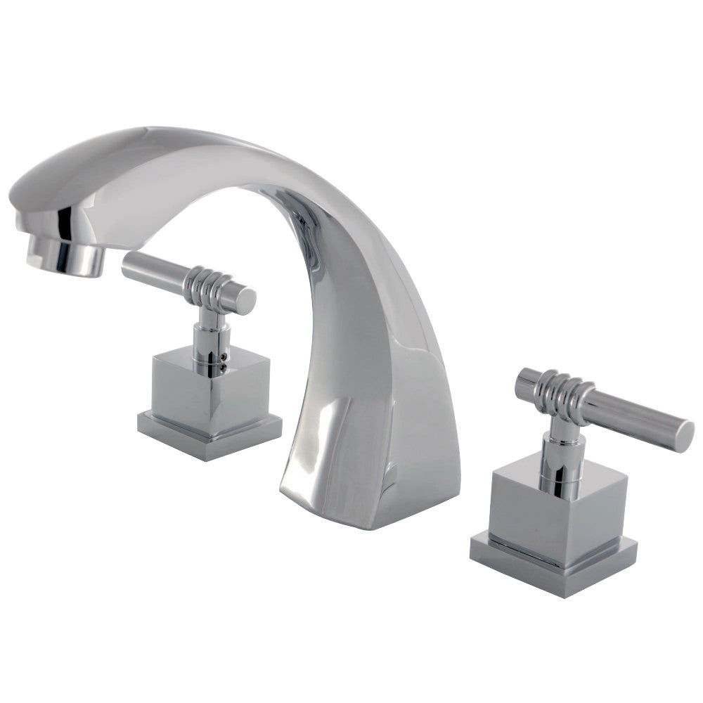 Kingston Brass KS4361QL Fortress Roman Tub Faucet, Polished Chrome - BNGBath