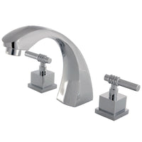 Thumbnail for Kingston Brass KS4361QL Fortress Roman Tub Faucet, Polished Chrome - BNGBath