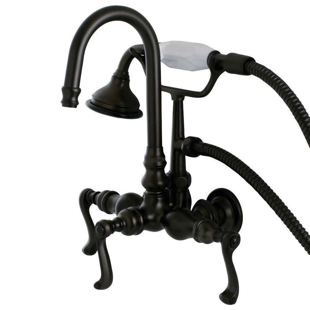 Aqua Vintage AE7T5FL Royale Wall Mount Clawfoot Tub Faucet, Oil Rubbed Bronze - BNGBath