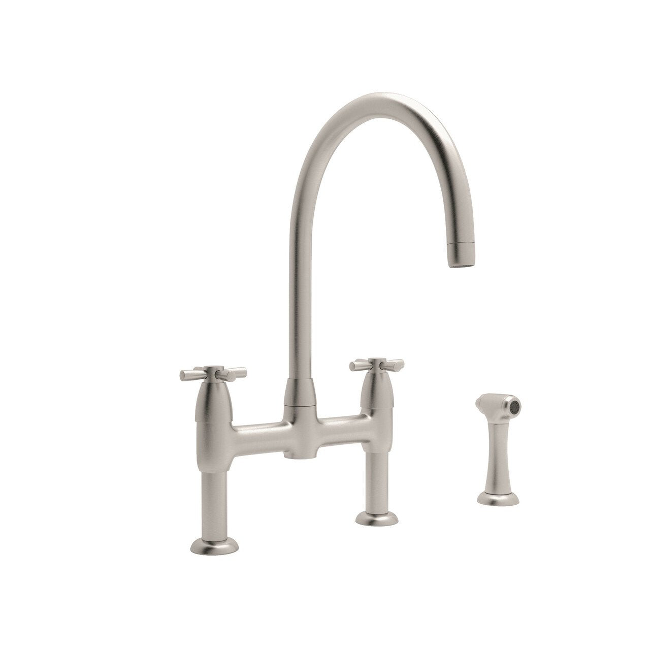 Perrin & Rowe Holborn Bridge Kitchen Faucet with Sidespray - BNGBath