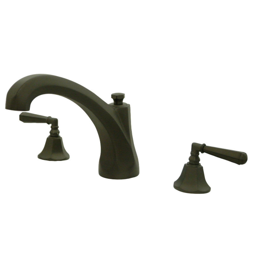 Kingston Brass KS4325HL Roman Tub Faucet, Oil Rubbed Bronze - BNGBath