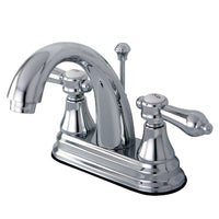 Thumbnail for Kingston Brass KS7611BAL 4 in. Centerset Bathroom Faucet, Polished Chrome - BNGBath