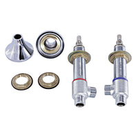 Thumbnail for Kingston Brass KS2971V Hot & Cold Valve Included Handle Base Nut Washer, Chrome - BNGBath