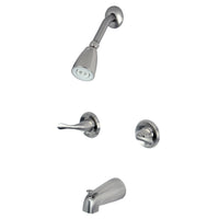 Thumbnail for Kingston Brass KB2248YL Two Handle Tub Shower Faucet, Brushed Nickel - BNGBath