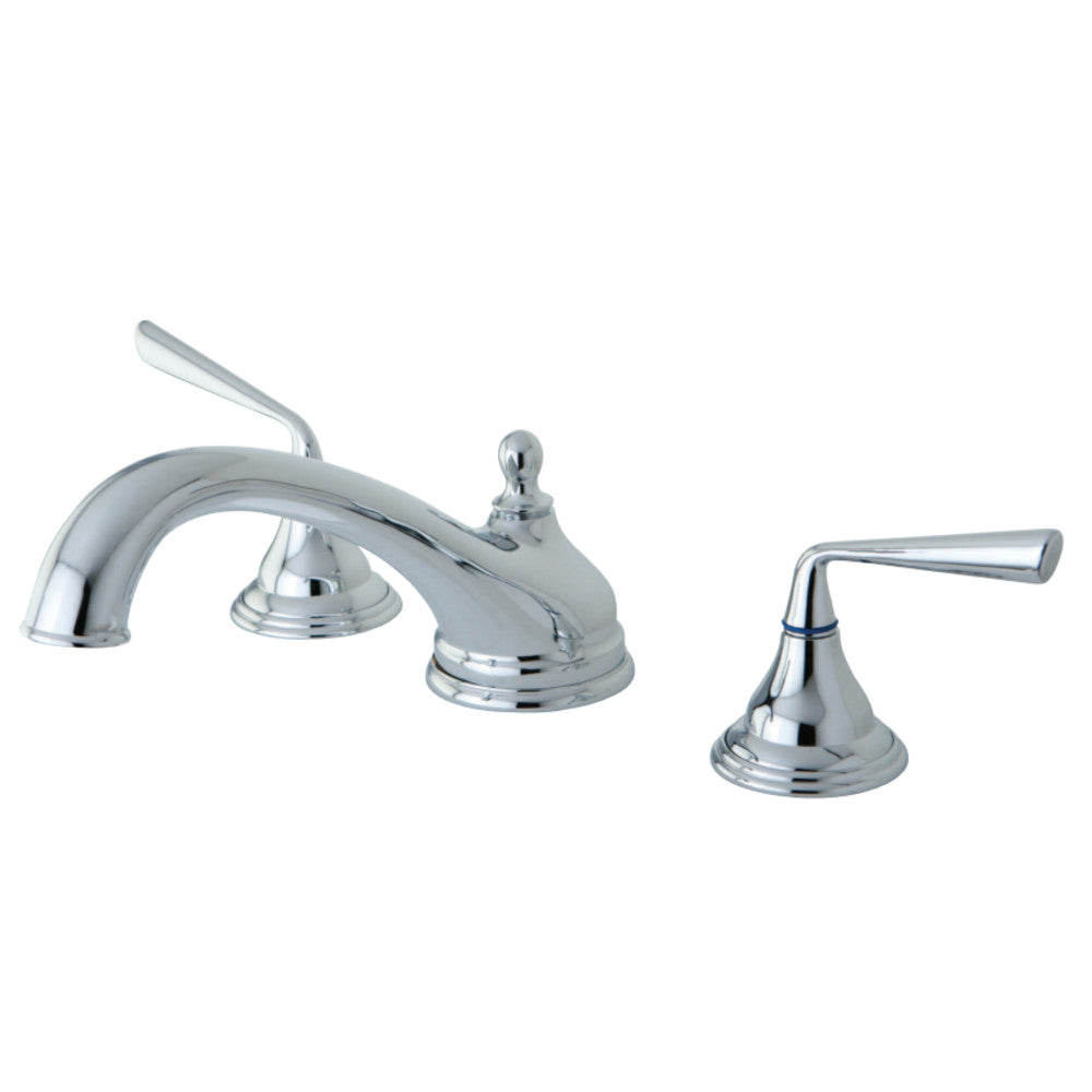 Kingston Brass KS5531ZL Silver Sage Roman Tub Faucet, Polished Chrome - BNGBath