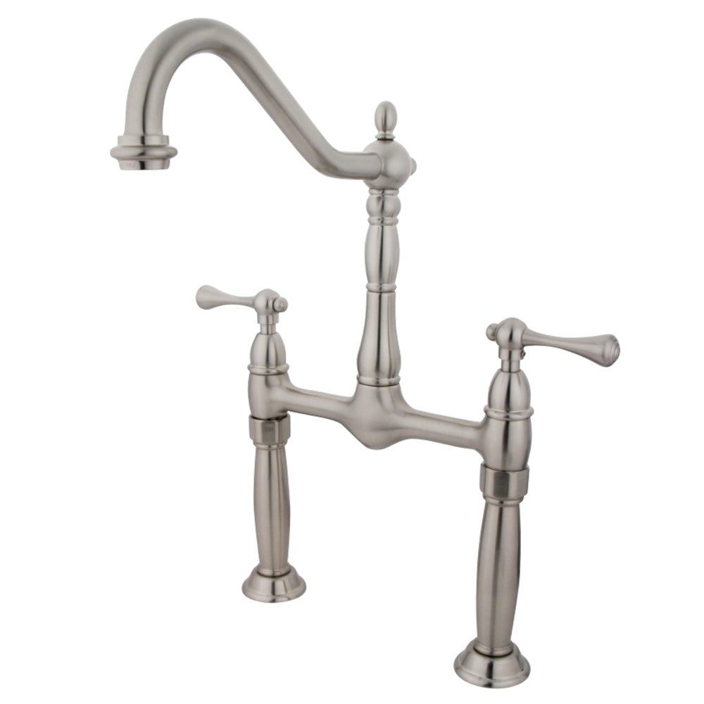 Kingston Brass KS1078BL Vessel Sink Faucet, Brushed Nickel - BNGBath