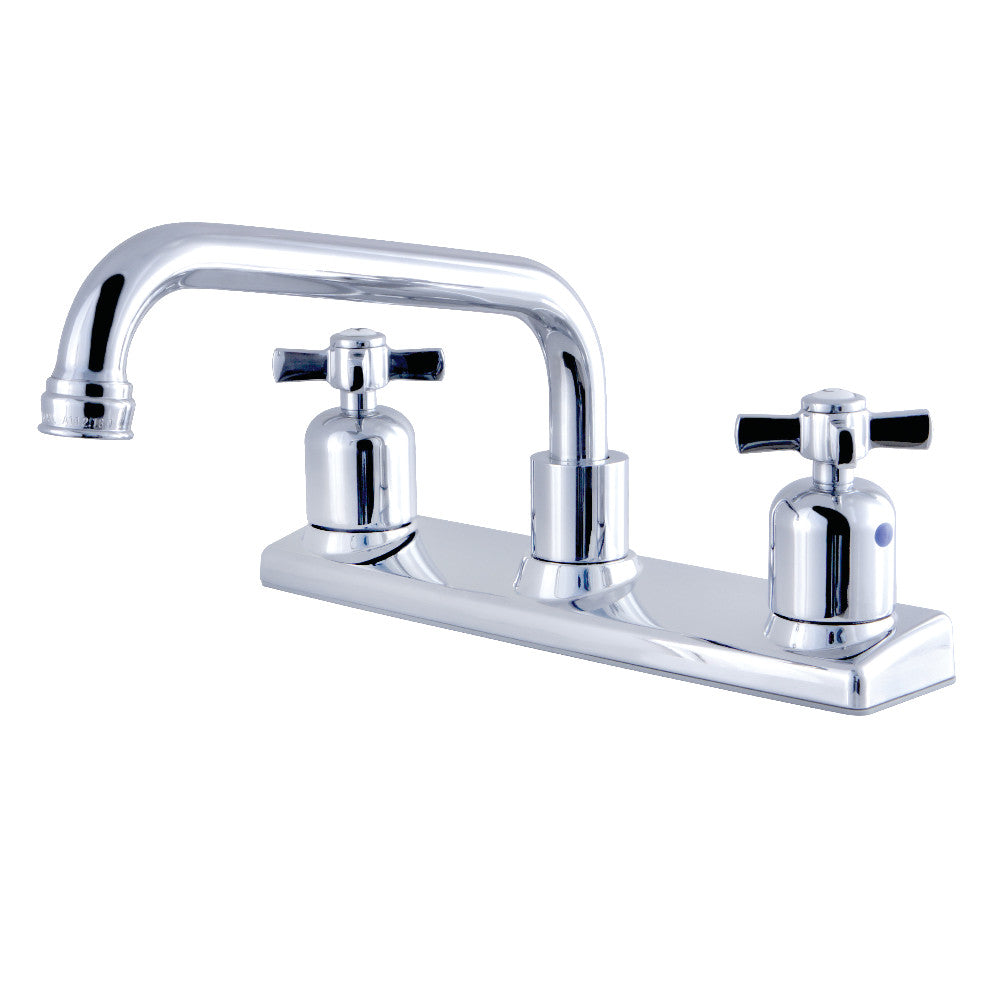 Kingston Brass FB2131ZX Millennium 8-Inch Centerset Kitchen Faucet, Polished Chrome - BNGBath