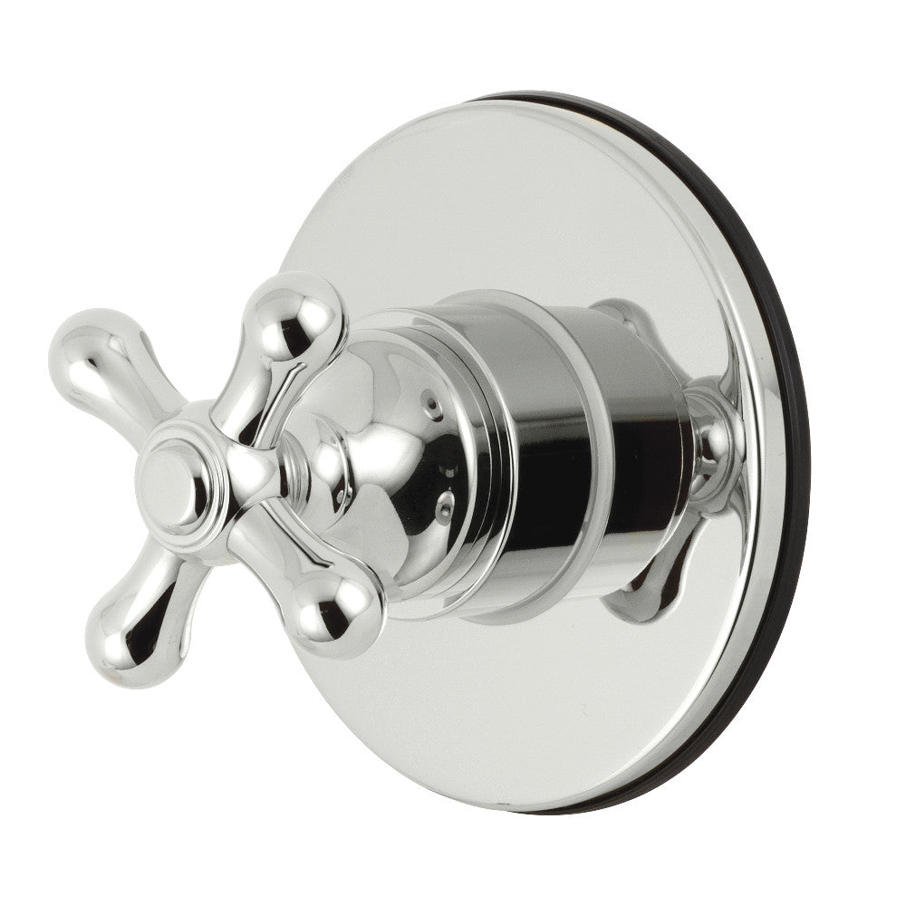 Kingston Brass KS3031AX 3-Way Diverter Valve with Trim Kit, Polished Chrome - BNGBath