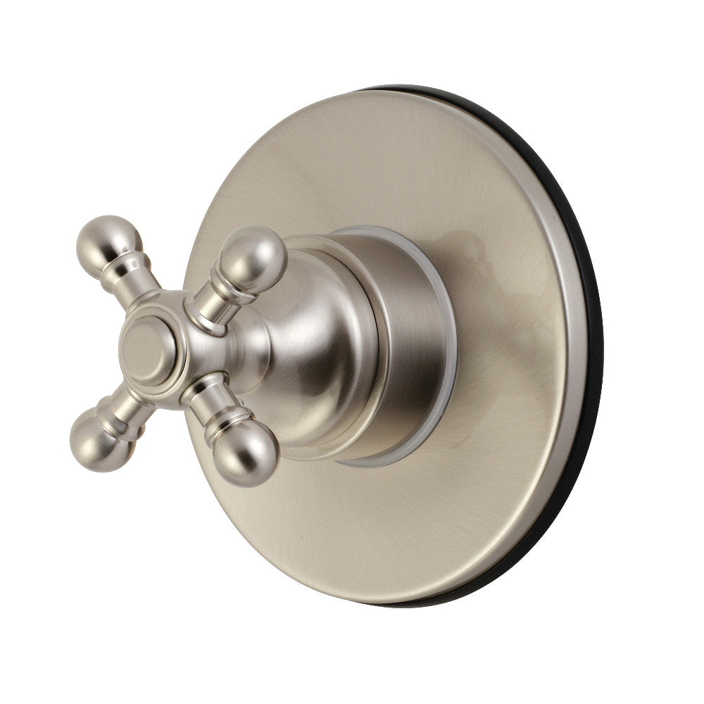 Kingston Brass KS3038BX 3-Way Diverter Valve with Trim Kit, Brushed Nickel - BNGBath